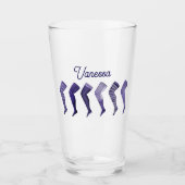  dames kousen gepersonaliseerd glas (Voorkant)