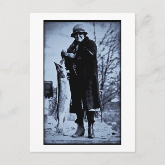 Dames krijgen de grote. briefkaart (Voorkant)