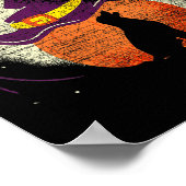 Dames Labrador Halloween Hond Poster (Hoek)