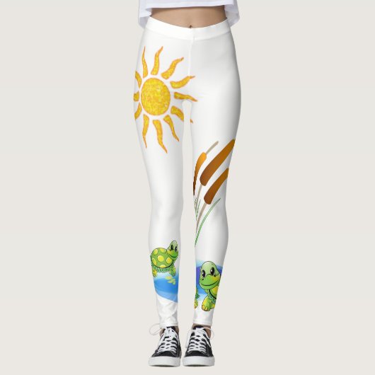 dames lange leggings (Voorkant)