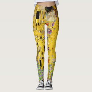 Dames Leggings met Klimt's The Kiss