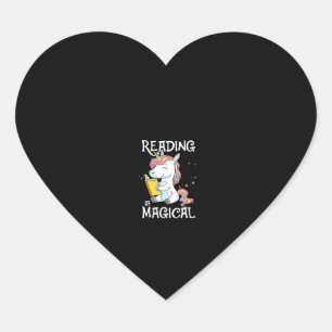 Dames Lezen Is Magisch Schattig Boek Liefhebbers N Hart Sticker