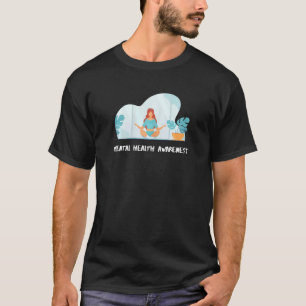 Dames Lieve Geestelijke Gezondheid Yoga 1 T-shirt