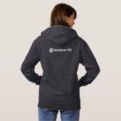 Dames Logo Hoodie Wit (Achterkant volledig)