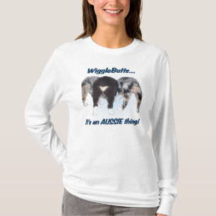 Dames Long Sleeve Australian Shepherd Shirt