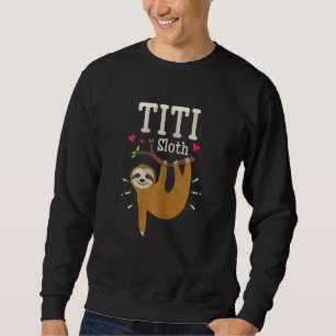 Dames Luiaard Grafisch Humor Dierenpark Dier Titi Trui