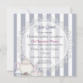 DAMES LUNHEON INVITATION - HEURE DU THÉ (Dos)