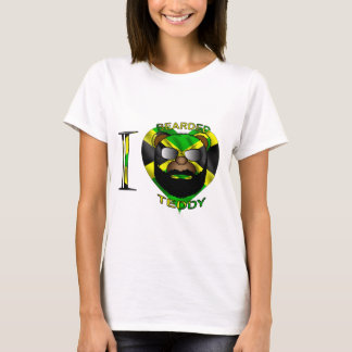 Dames LUV Bearded Teddy Jamaica T-shirt