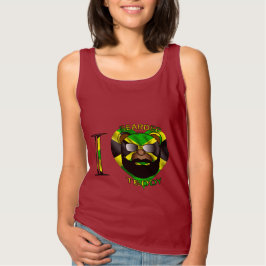 Dames LUV Bearded Teddy Jamaica T-shirt