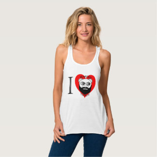 Dames LUV Bearded Teddy Tanktop