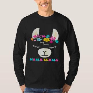 Dames Mama Lama  Alpaca-liefhebbers Moeders Idee T-shirt
