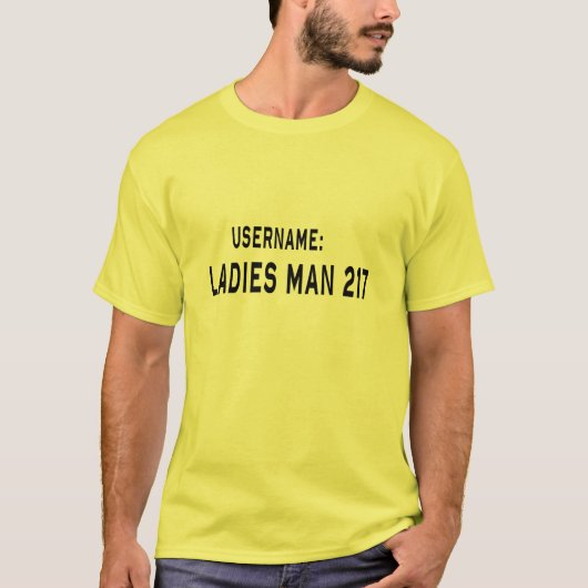 Dames man t-shirt (Voorkant)