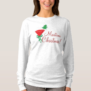 Dames Martini Kerst T-shirt