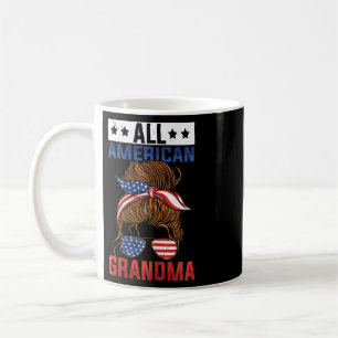 Dames Meisjes All American Oma 4 juli Koffiemok