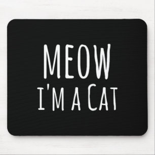 Dames Meow Een Kat - Grappige Kattenliefhebber Lui Muismat