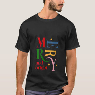 Dames Merry and Bright V-hals T-shirt