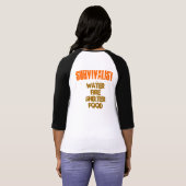 Dames met lange beschermhoes - Survival Trek Escap T-shirt (Achterkant volledig)