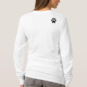 dames met lange mouwen t-shirt (Achterkant)