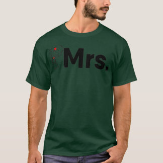 Dames Mevr. Soon To Be Wife Honeymoon Paren Kunst T-shirt