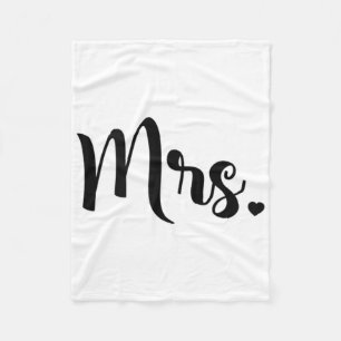 Dames mevrouw verlovings- trouwfeest bruidsfeest b fleece deken