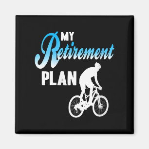 Dames Mijn Pensioenplan Grappige Wielren Humor Act Magneet