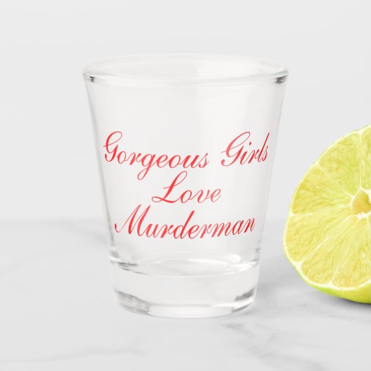 Dames MM Shot Glas (Voorkant)