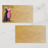 Dames Mode Visitekaartje Kleding (Voorkant / Achterkant)