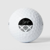 Dames Monogram Damask Golfballen (Voorkant)