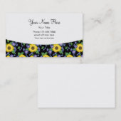 Dames Monogram Girly-contactkaarten Visitekaartje (Voorkant / Achterkant)