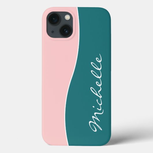 Dames monogram stijl Case-Mate iPhone case (Achterkant)