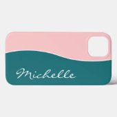 Dames monogram stijl Case-Mate iPhone case (Achterkant (horizontaal))