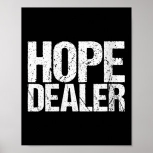 Dames Motiverend Hoop Er V-hals  Poster