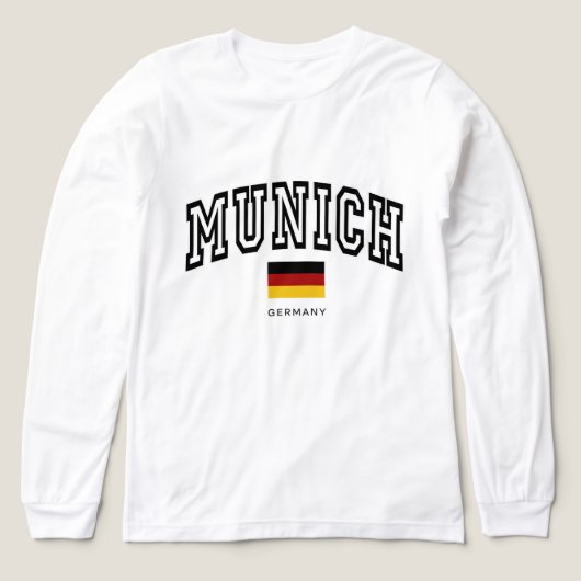 Dames München Duitsland Tri-Blend Shirt (Voorkant)