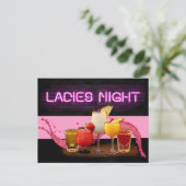 Dames nacht briefkaart (Staand voorkant)