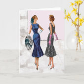 Dames nacht kaart (Gele Bloem)