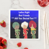 Dames Nacht Papieren servetten (Insitu)