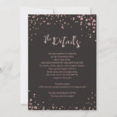 Dames nacht | Terug Details | Bachelorette Party Kaart (Achterkant)