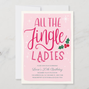 Dames nacht uit Vakantie uitnodiging