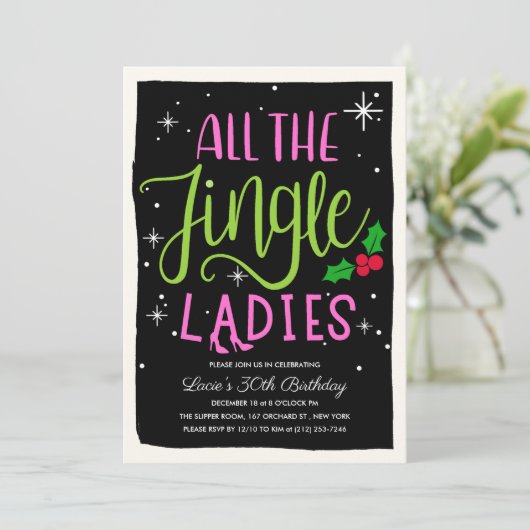 Dames Night Out Invitation de vacances (Debout devant)