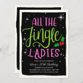 Dames Night Out Invitation de vacances (Devant / Derrière)