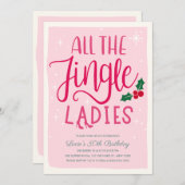 Dames Night Out Invitation de vacances (Devant / Derrière)
