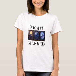 Dames Nightmarked T-shirt met prachtige tarotkaart