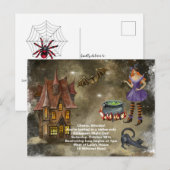 Dames Nite Out Halloween Party Briefkaart (Voorkant / Achterkant)