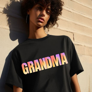 Dames nu oma werelds nana gigi T-shirt