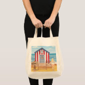 Dames op het strand tote bag (Voorkant (product))