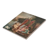  Dames op het Water Tegeltje (Zijkant)