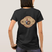 Dames organische Gnome T T-shirt (Achterkant)