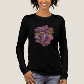 Dames Paddenstoelen Magie T-shirt met lange mouwen (Voorkant)