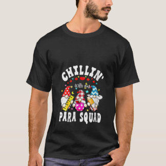 Dames Paraprofessionele Para-squad Chillin Gnomes T-shirt