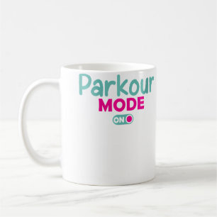 Dames Parkour Modus Aan Vrije Ren Funny Parkour Koffiemok